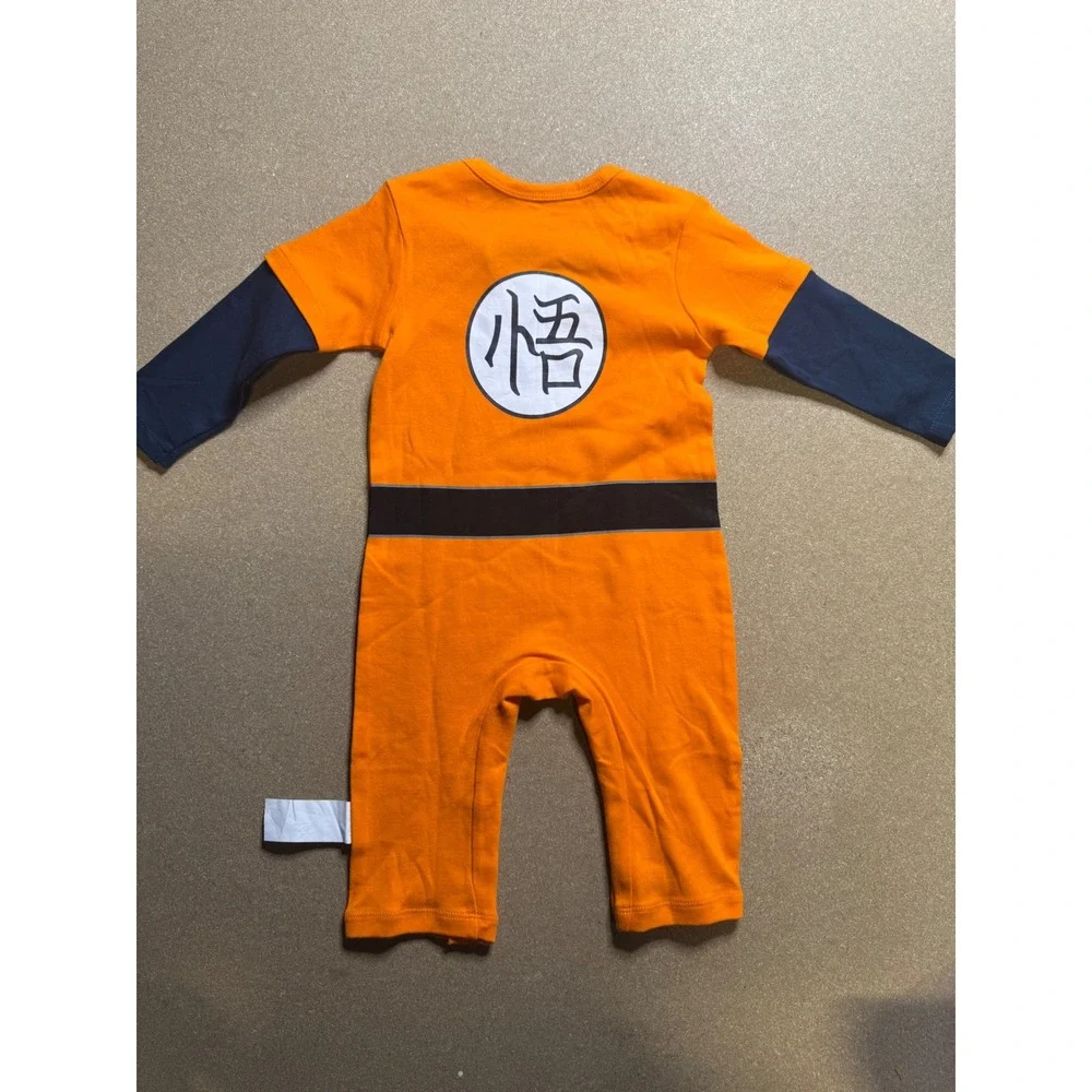 Dragon Ball Z Goku Cosplay Baby Bodysuit Anime Cartoon One Piece‎ Outfit 80